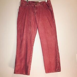 Vintage Y2K Sigrid Olson Hot Pink Corduroy Pants Thinwale Pinwale 21 wale 14W